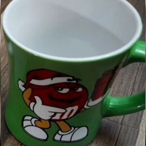 M&M's Green 2008 Holiday Mug (His) Vintage Officially Licensed Collectible New